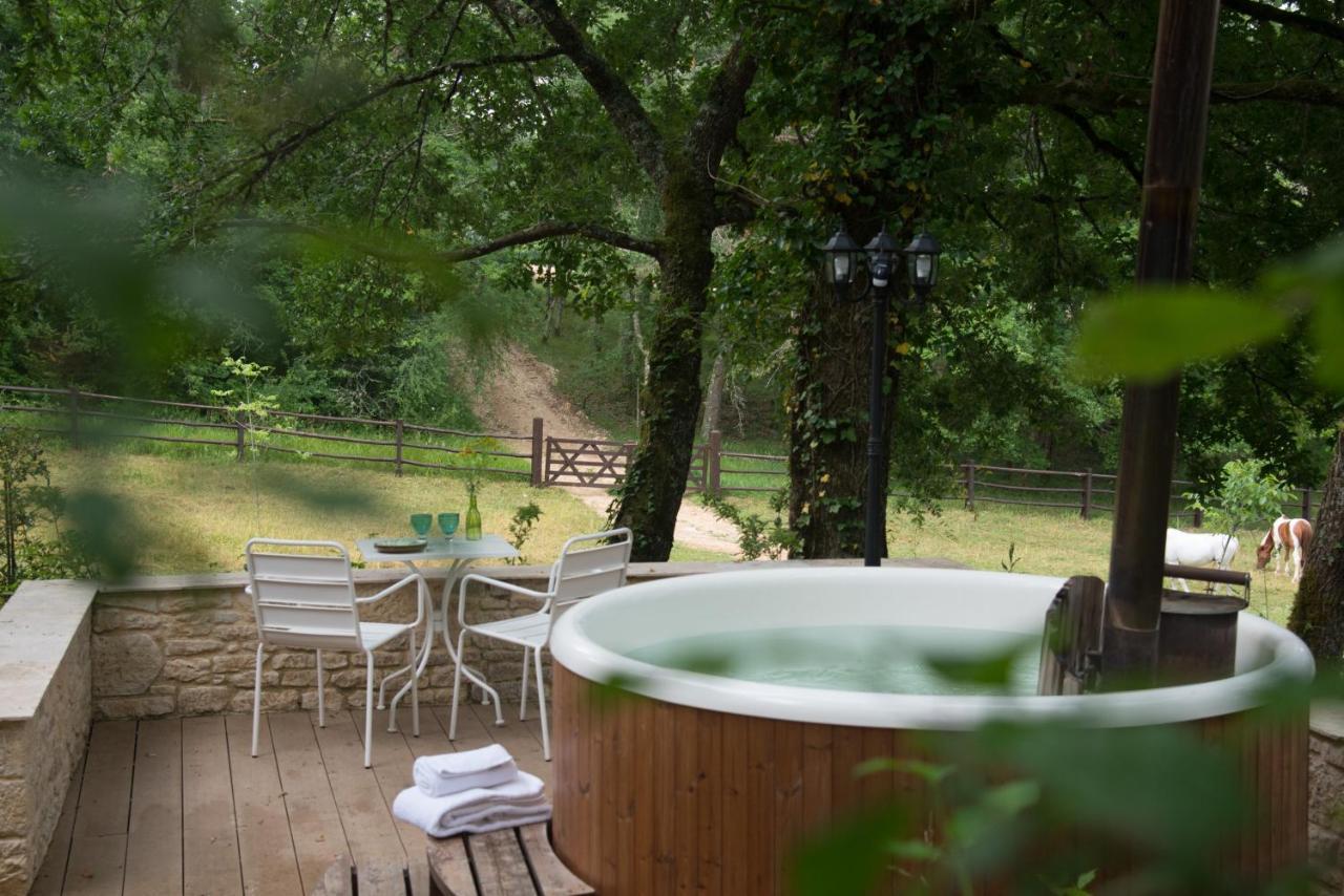 Cabane De La Mesange Auriac-du-Perigord ภายนอก รูปภาพ